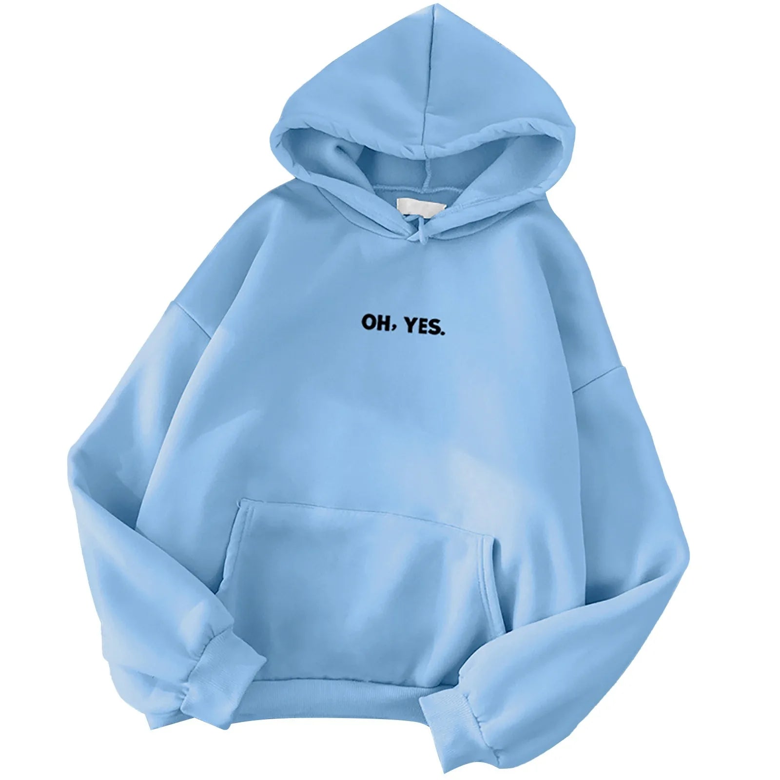 Letter Print Hoodies Women Harajuku Oversize Leisure Sweatshirts Hooded Tops Loose Pockets Tracksuits Warm Pullovers Sudadera