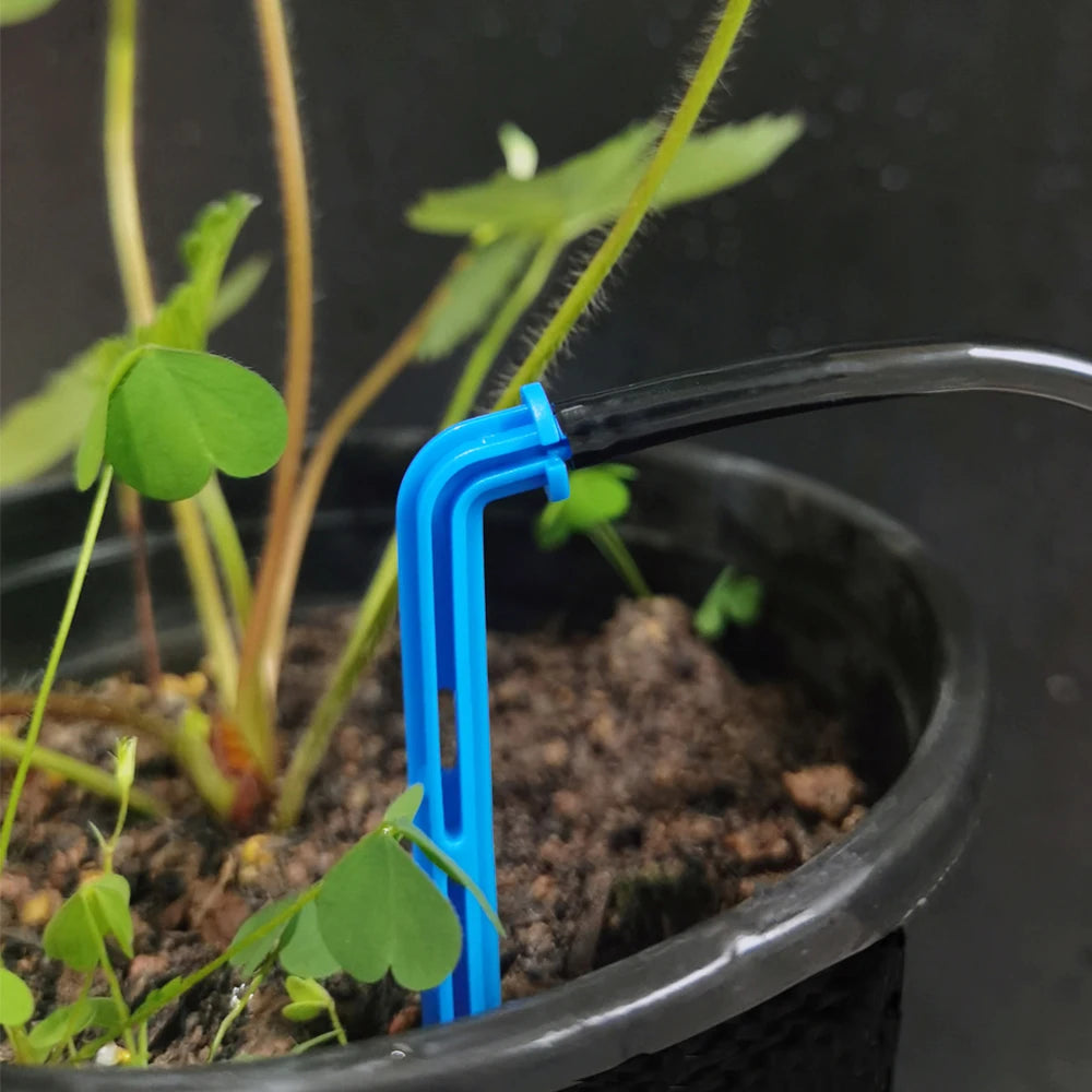 Oasis 5-140m Manguera de riego para jardín de 3/5 mm Tubo de riego de 1/8'' Invernadero Bonsái Planta Flor Gotero Aspersor