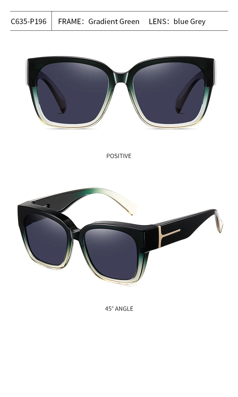 Women Polarized Sunglasses Men Myopia Set Sun Glasses UV400 Ultralight TR90 Eyeglasses Frame Beach Fishing Anti Glare Eyewear