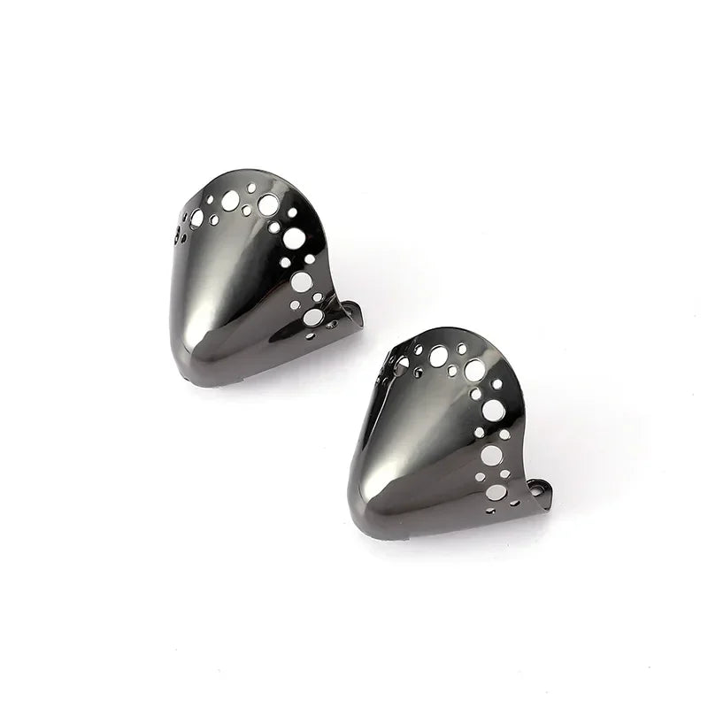 Women Shoes Point Protector Flat Shoe Tips Cap Accessorices High Heel Metal Toe Cap Wear and Tear Concealer Anti-kicking Leather