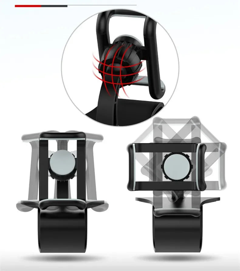 360 Rotatable Car Phone Holder Universal Cell Phone Stands Car Rack Dashboard Support for Auto Grip Mobile Phone Fixed Bracket