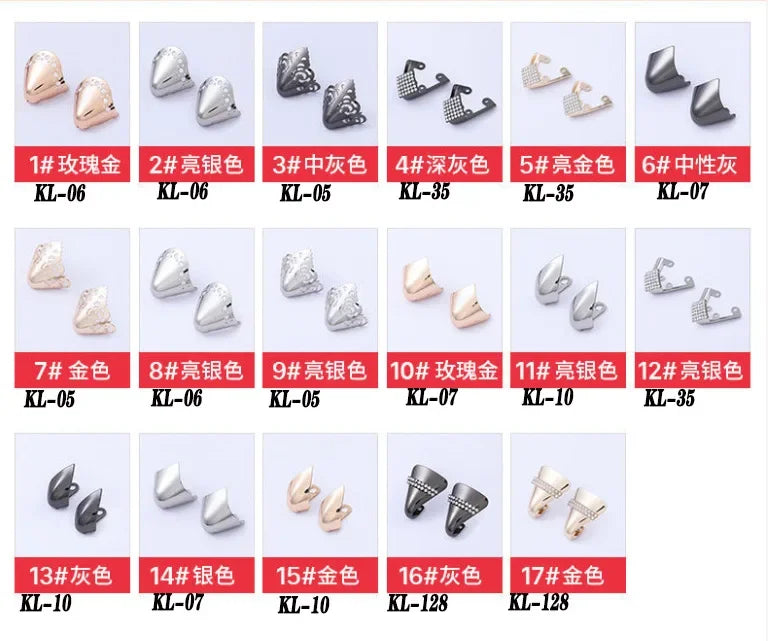 Women Shoes Point Protector Flat Shoe Tips Cap Accessorices High Heel Metal Toe Cap Wear and Tear Concealer Anti-kicking Leather