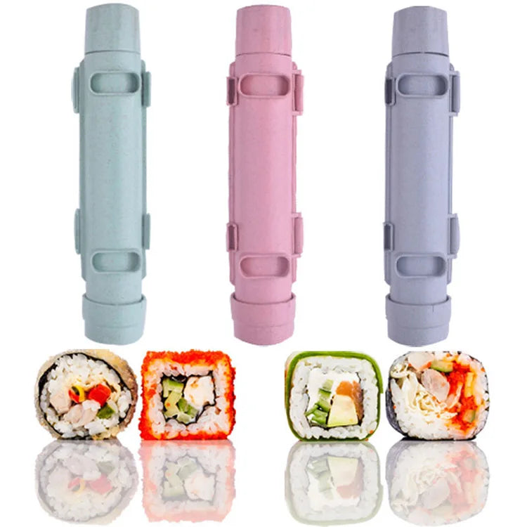 Quick Sushi Maker DIY Roller Rice Mold Meat Vegetable Rolling Mold Sushi Device Making Machine Bento Kitchen Gadgets