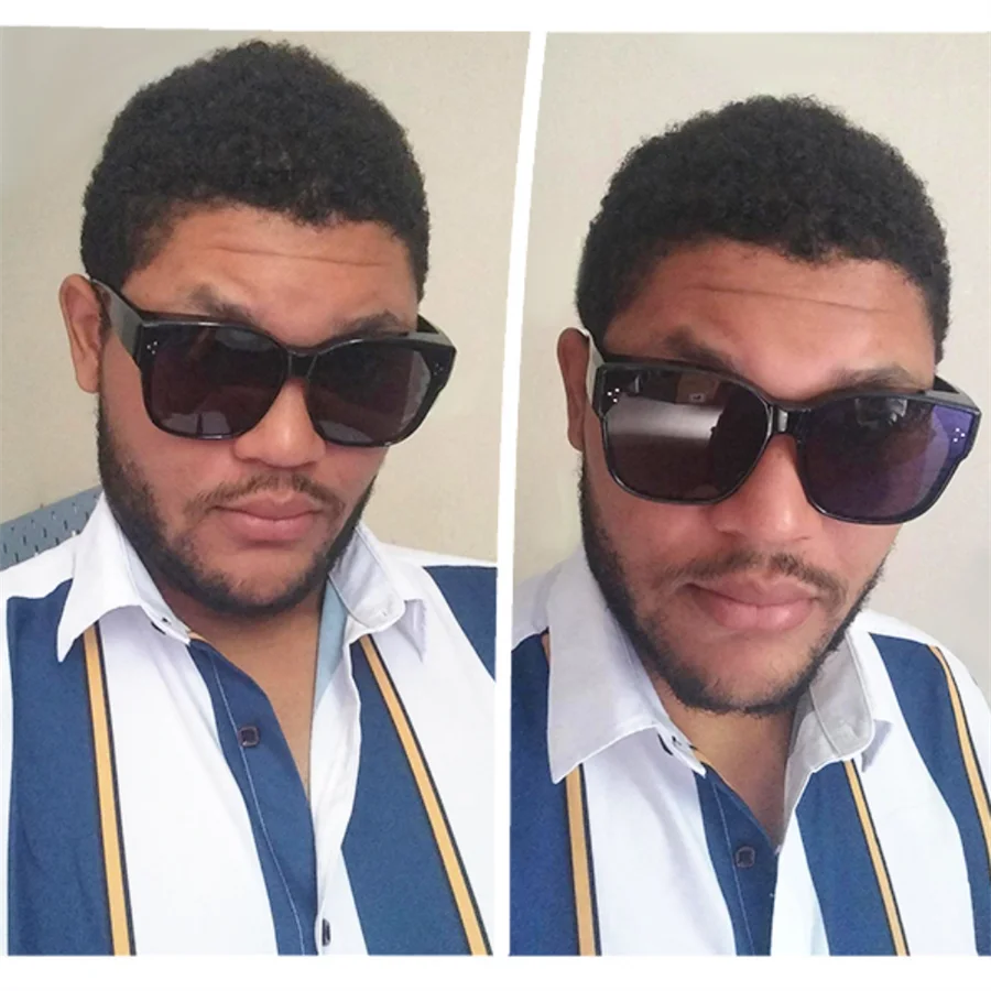 Cool&Ku Women Men Polarized Fit Over Sunglasses Oversized Trendy Square Cat Eye Wear Over Glasses