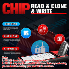 Autel MaxiIM KM100 KM100X Key Fob Programming Tools Auto key Programmer 60s Key Generation OBD IMMO Key Learning Key Free Update