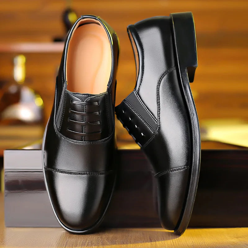 Formelle Lederschuhe für Herren, zum Reinschlüpfen, für Hochzeiten, legere Schuhe, Luxus-Wanderschuhe, Oxfords fürs Büro, Arbeit, Zapatos Para Hombre, Übergröße