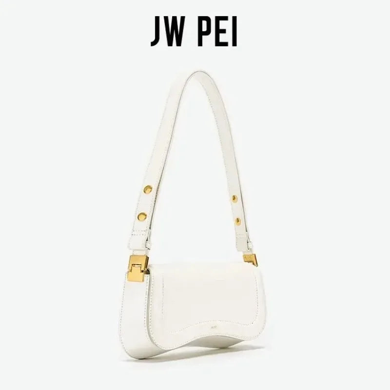 JW PEI Damenmode Verstellbare Crossbody Schultertasche Retro Unterarm Satteltasche Designer Tasche Umhängetaschen für Frauen