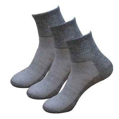 10Pcs/5Pair Unisex Socks Women Men Black White Gray Ankle Socks Female Male Solid Color Socks High Quality Cotton Short Socks