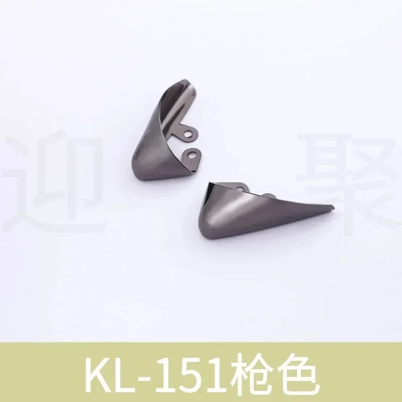 Women Shoes Point Protector Flat Shoe Tips Cap Accessorices High Heel Metal Toe Cap Wear and Tear Concealer Anti-kicking Leather
