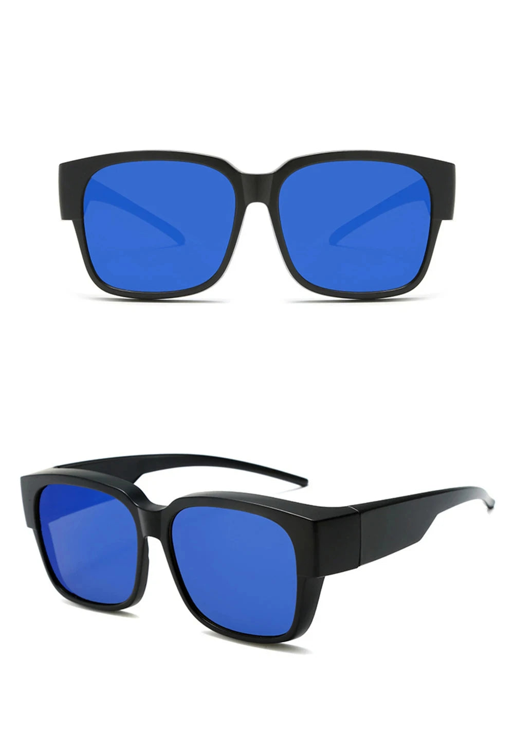 New Fashion Polarized Sunglasses Cover Over Myopia Prescription Glasses Portable Men Women Vintage Fishing Driving Eyewear