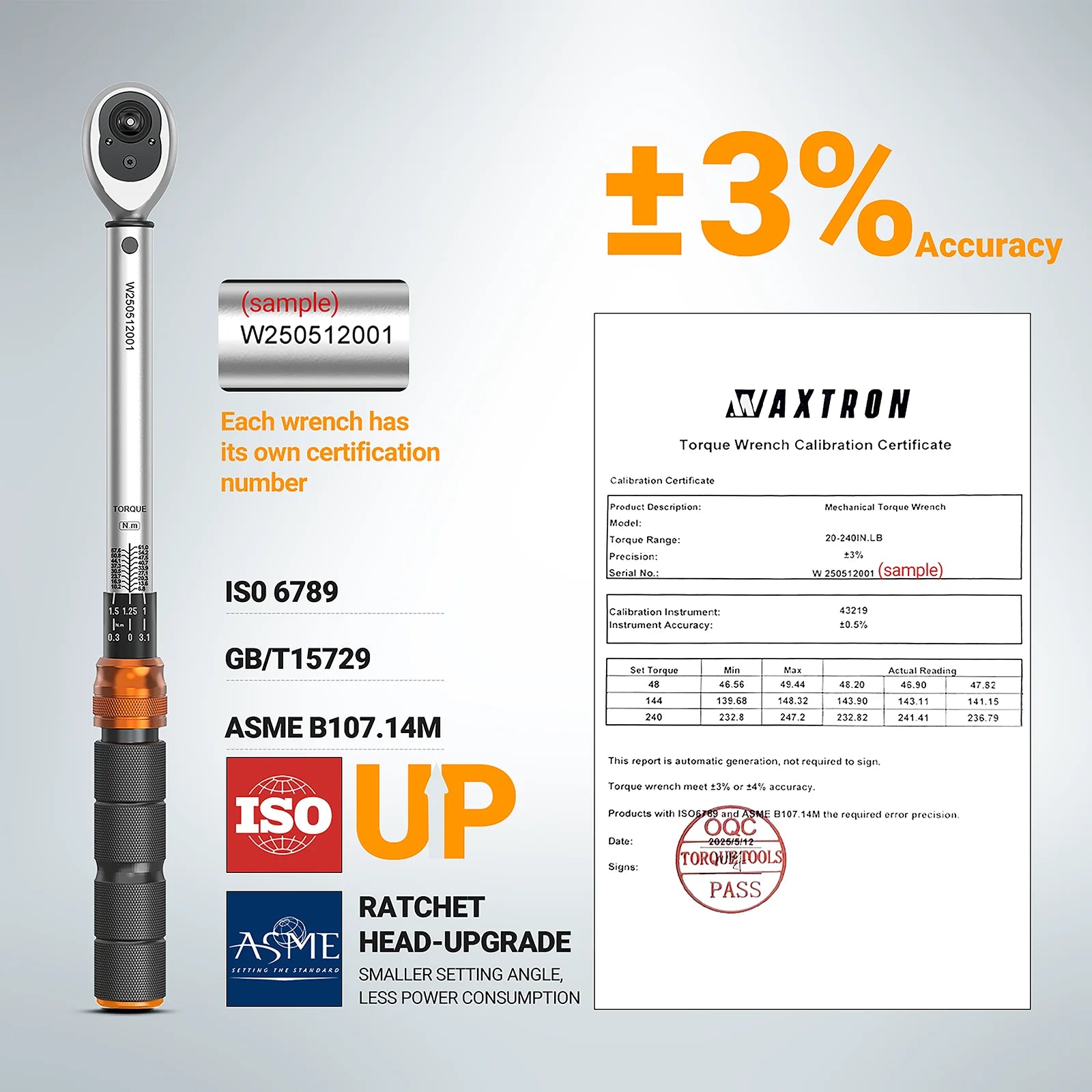 Waxtron Torque Wrench 1-220N.m ±3% Accuracy 1/2'' 1/4'' 3/8'' Drive Professional Maintenance Tools for Motorcycles and Bikes Hot