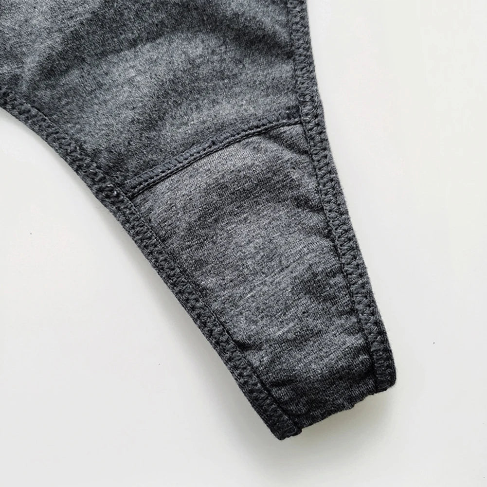 Women Sexy Thongs High Cut T-back G-string Low Rise Bikini Lingerie Breath Elasticity Bottom Underwear Seduction Erotic Panties