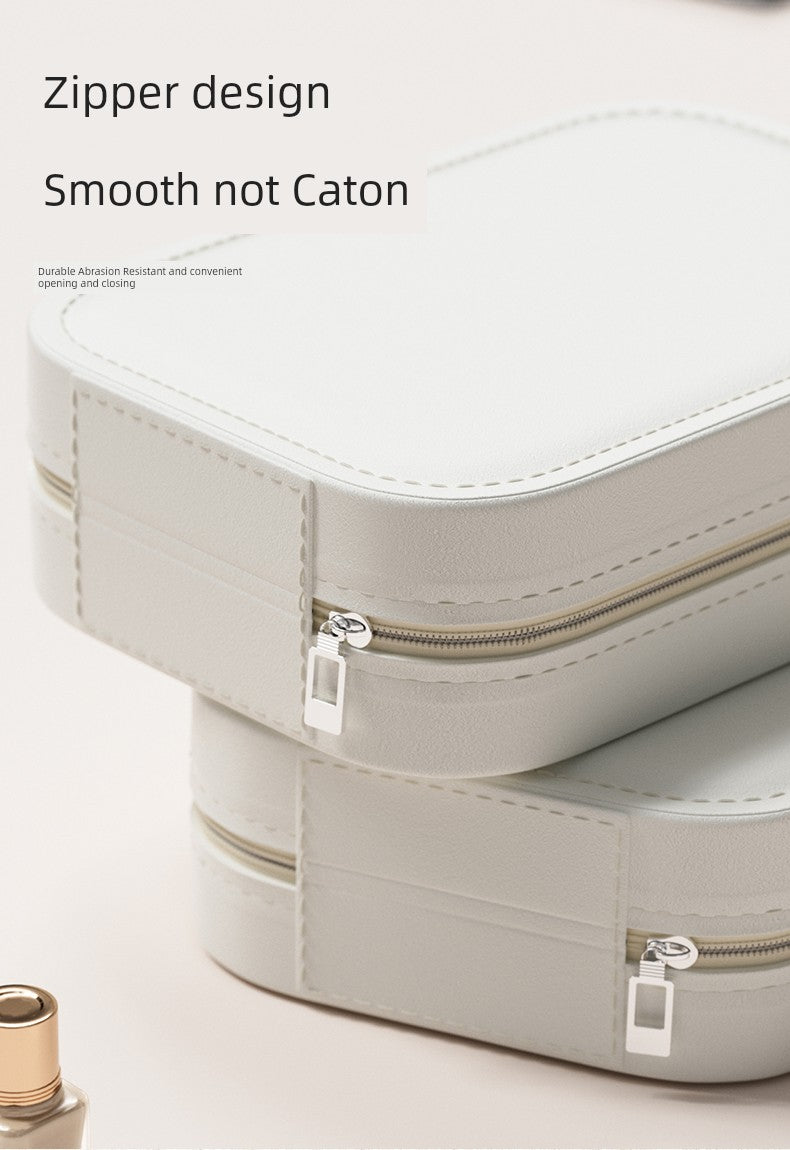 Carrying Foldable Storage Box Integrated Dormitory Makeup Mirror