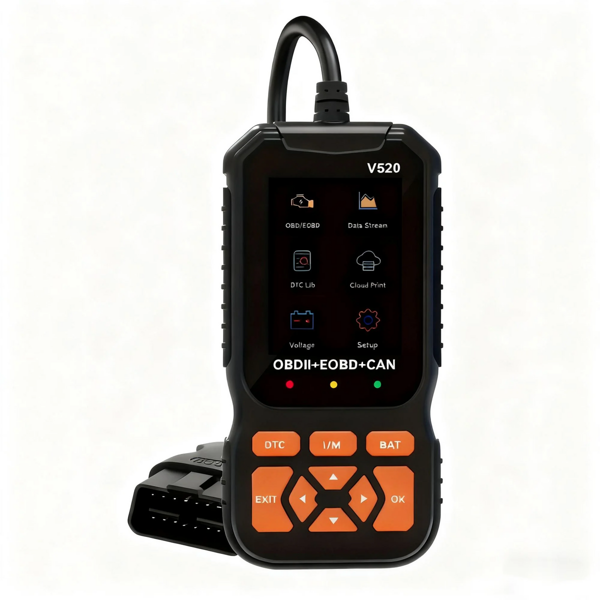 OBD2 Scanner Diagnostic Tool Enhanced Auto Check Engine Code Reader with Reset I/M Readiness OBD2/EOBD Car Diagnostic Scan Tool