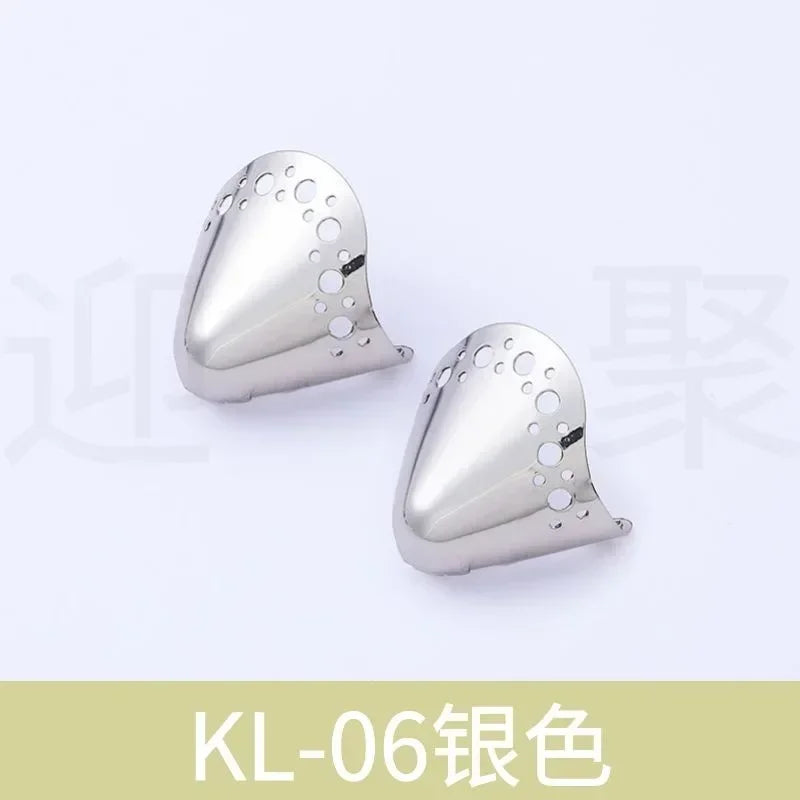 Women Shoes Point Protector Flat Shoe Tips Cap Accessorices High Heel Metal Toe Cap Wear and Tear Concealer Anti-kicking Leather