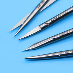 Twisted Handle Tissue Separating Scissors Peeling Scissors Eyelid Ophthalmic Surgical Scissors Fine Scissors Beauty Tools