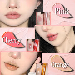 FlowWeek Lip Gloss Moisturizing Lip Plumper Gloss Universal Lip Luminizer Long Lasting Glitter Liquid Lipstick 3Colors