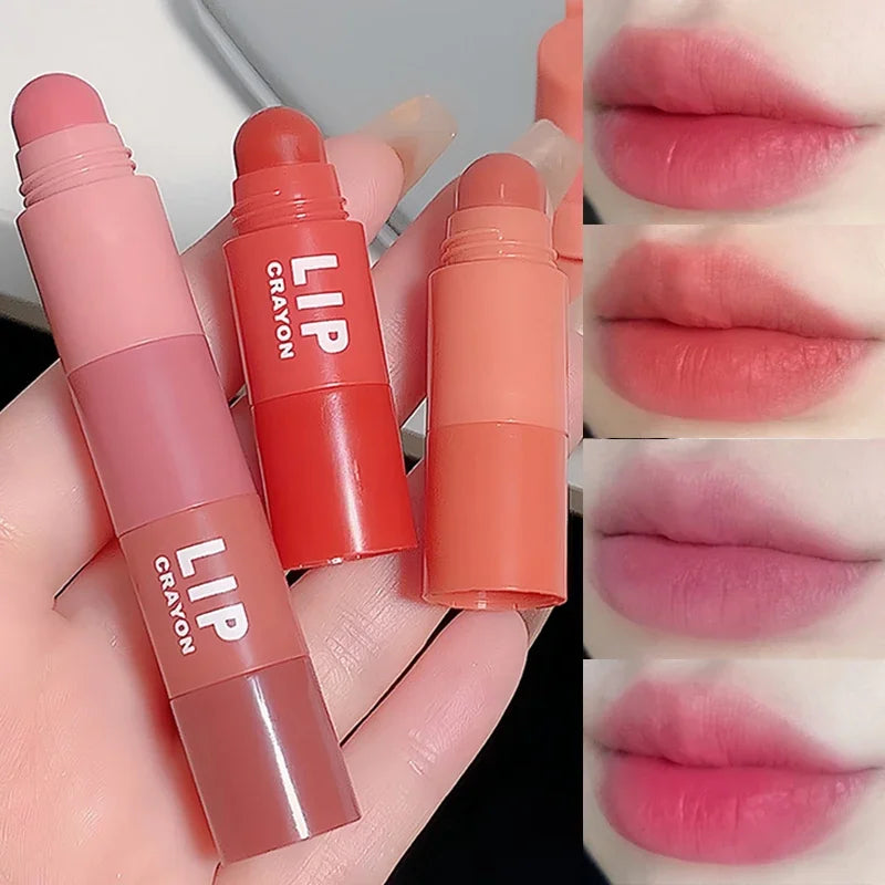 4 In 1 Matte Lipstick Pencil Kit Combo Velvet Sexy Red Lip Tint Non-stick Cup Multicolour Lipstick Pen Makeup Lips Cosmetic Set