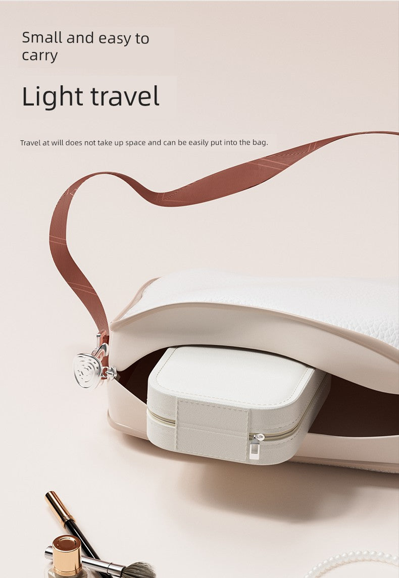 Carrying Foldable Storage Box Integrated Dormitory Makeup Mirror