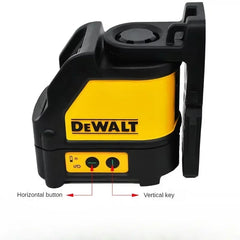 DEWALT DW088CG Green Cross Line Laser Level Self-Leveling 4X Brighter IP54 Magnetic Base 20M Range Construction Tool