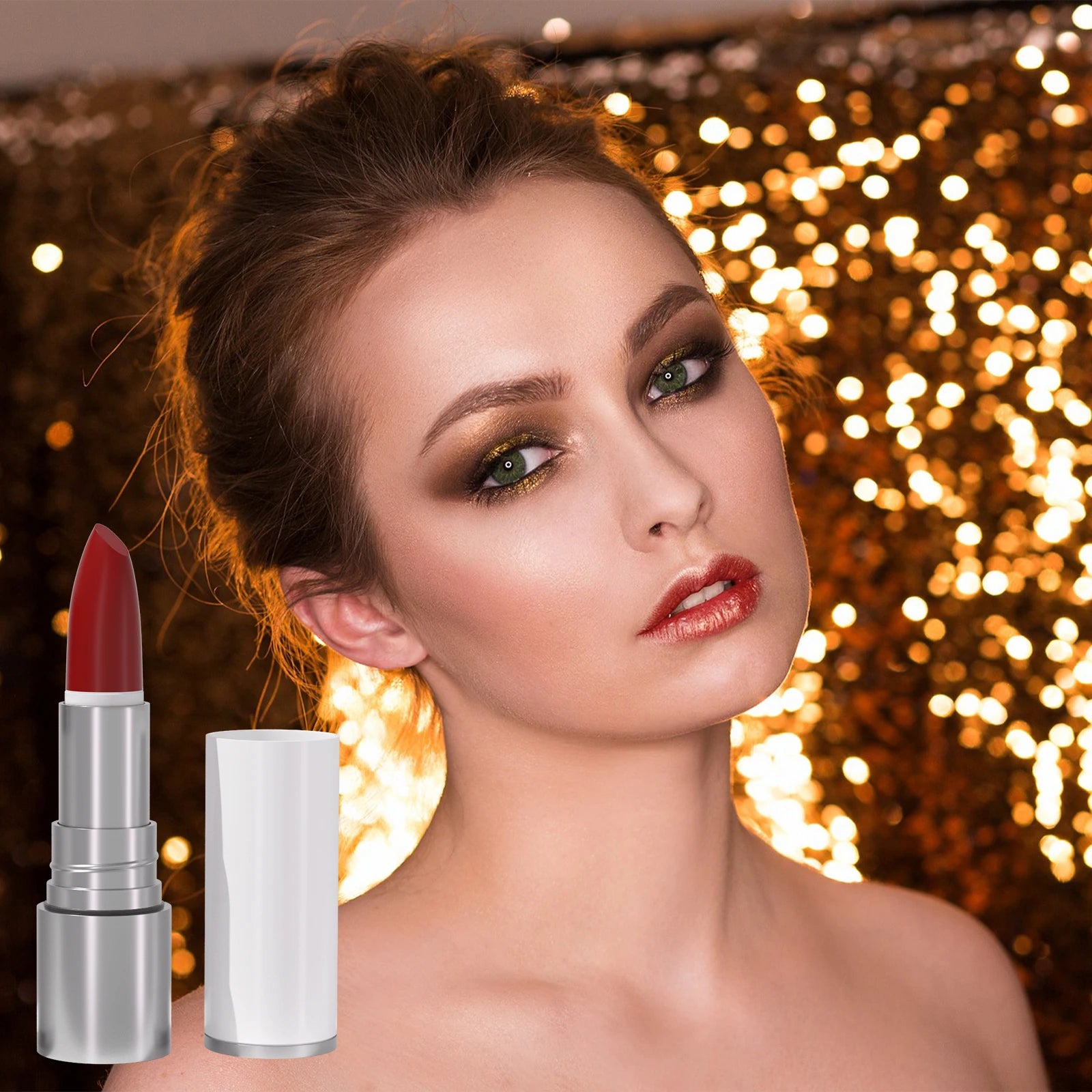 Séfralls THOUSAND KISSES COLORFUL LIPSTICK SET 3.5G/0.12OZ*4PCS Long Lasting Quick-drying Non-Stick Cup Matte Lip Stain Kit