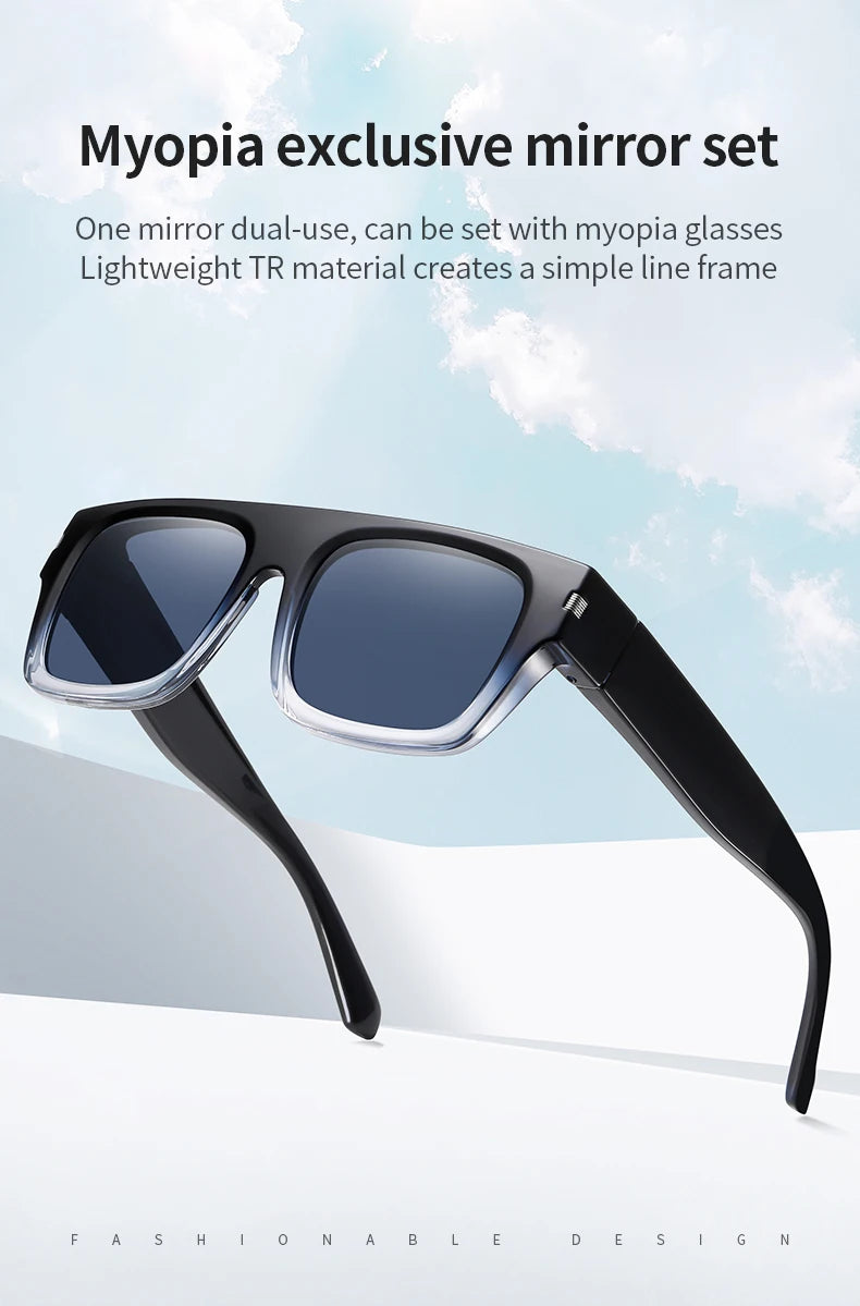 Women Polarized Sunglasses Men Myopia Set Sun Glasses UV400 Ultralight TR90 Eyeglasses Frame Beach Fishing Anti Glare Eyewear