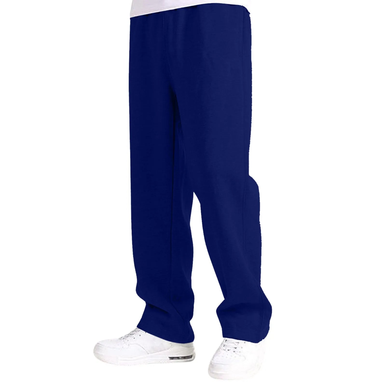 Mens Fleece Lined Sweatpants Wide Straight Leg Pants Bottom Sweatpants Joggers Pants Workout High Waisted Yoga Pants 10 Star