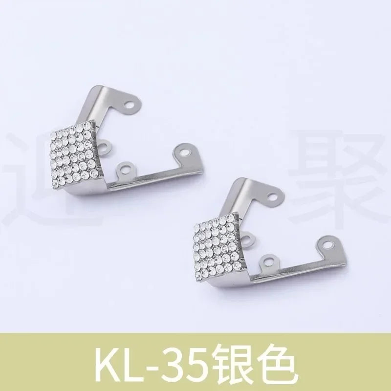 Women Shoes Point Protector Flat Shoe Tips Cap Accessorices High Heel Metal Toe Cap Wear and Tear Concealer Anti-kicking Leather