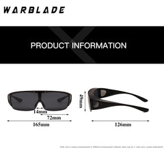 WarBLade Men Women Photochromic Polarized Sunglasses Side Shield Flip Up Driving Sun Glasses Night Vision Goggles Eyewear UV400