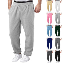 Mens Fleece Lined Sweatpants Wide Straight Leg Pants Bottom Sweatpants Joggers Pants Workout High Waisted Yoga Pants 10 Star