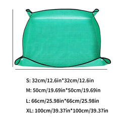 Estera de jardín para trasplantar plantas, estera impermeable para trasplantar, estera para macetas suculentas de interior, estera portátil para tierra de jardinería