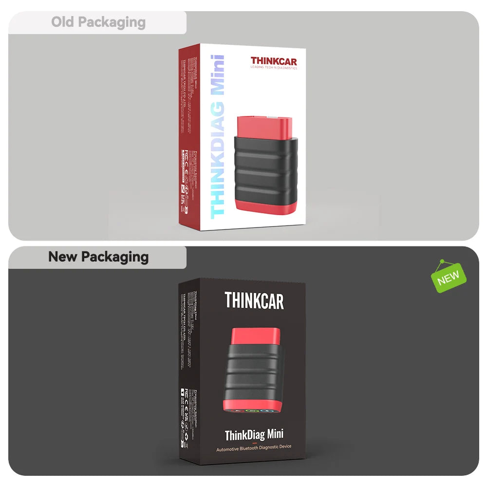 THINKCAR Thinkdiag Mini Bluetooth OBD2 Scanner Diagnostic Tool Full-System Car Scanner Check Engine Light Fault Code Reader Tool