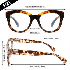JNPCXI Gafas de moda con forma de ojo de gato y patillas de primavera para mujer, montura transparente, anti-Blu-Ray, gafas retro para hombre, montura óptica, gafas de lectura