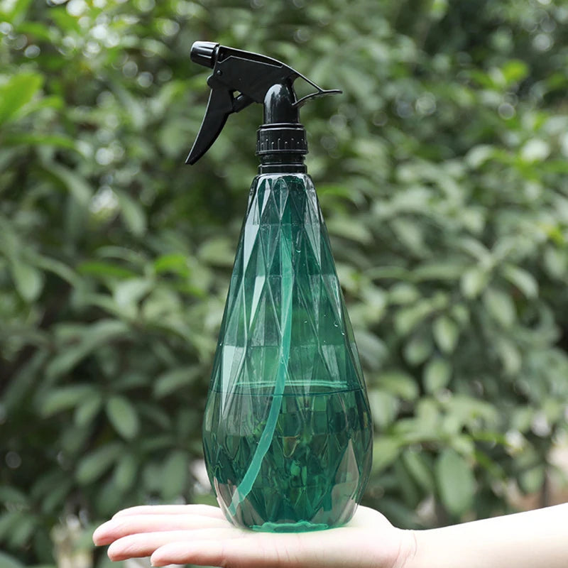 Botella rociadora de 600/500 ml, rociador de niebla, regadera transparente, artículos esenciales de limpieza para el hogar, artículos de jardinería, dispositivos de riego