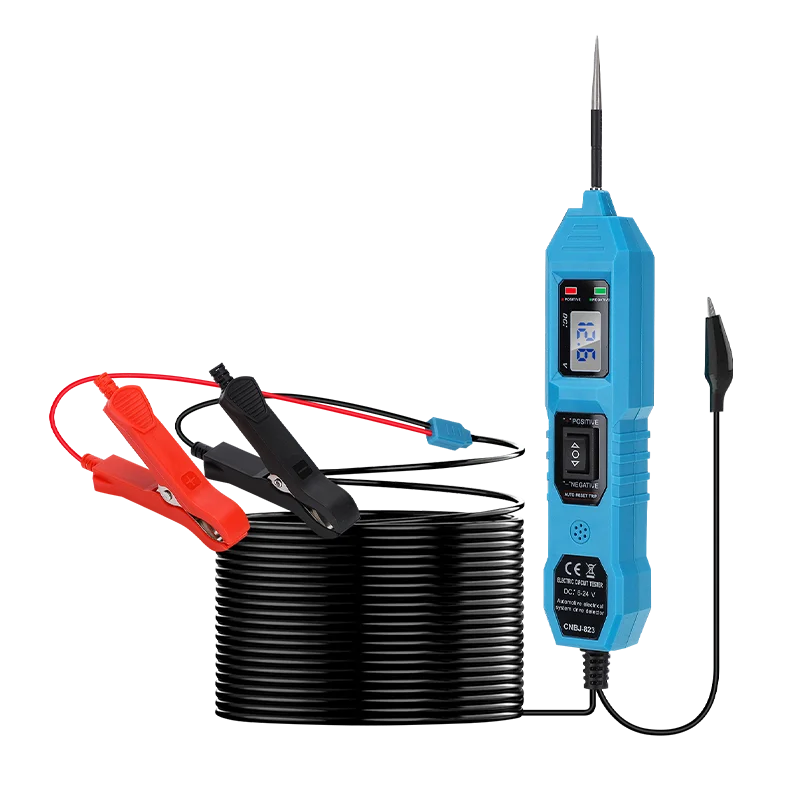 Nuevo comprobador de circuito automotriz, sistema de prueba de voltaje eléctrico digital, detector de sonda, herramienta de prueba de voltaje para automóvil 2023