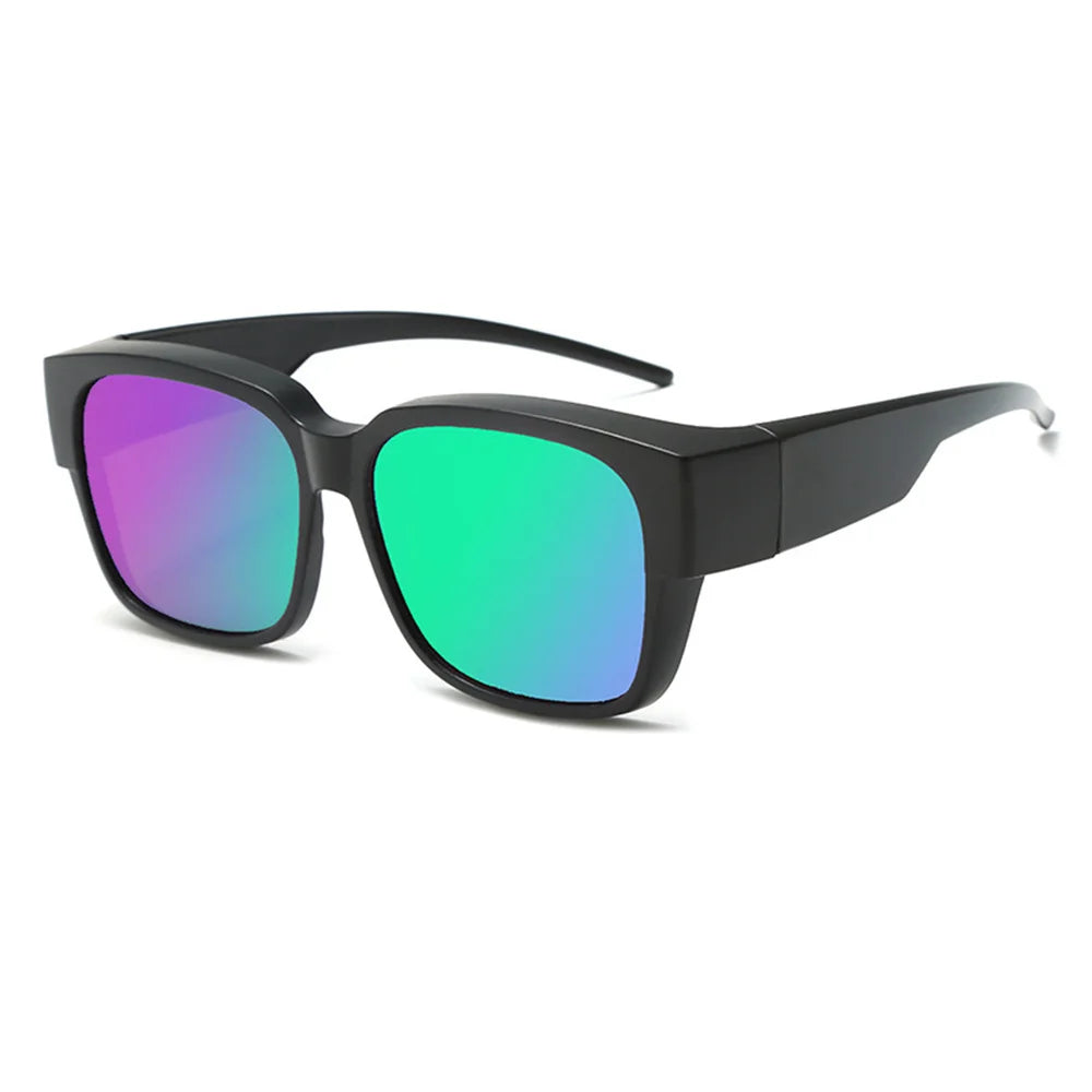 New Fashion Polarized Sunglasses Cover Over Myopia Prescription Glasses Portable Men Women Vintage Fishing Driving Eyewear