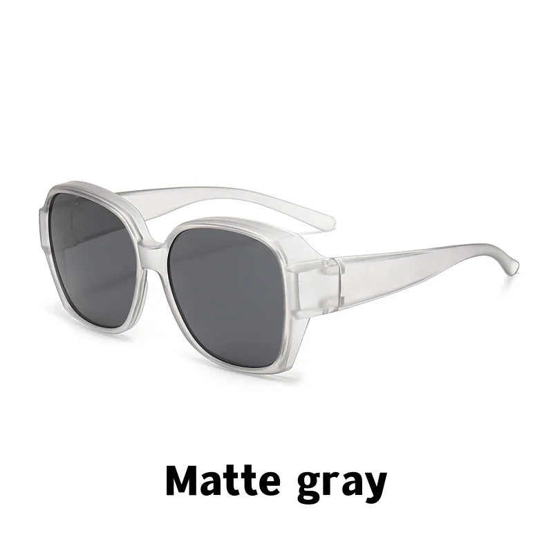 Travel Night Vision Driving UV400 Goggles Men Women Polarized Sunglasses Wear Over Myopia Prescription Glasses Vintage Outdoor