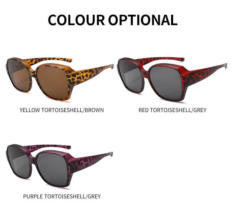 2025 TR90 Polarized Sunglasses Clip Men Women Myopia Set Sun Glasses UV400 Ultralight Outdoor Driving Fishing One Mirror Shade