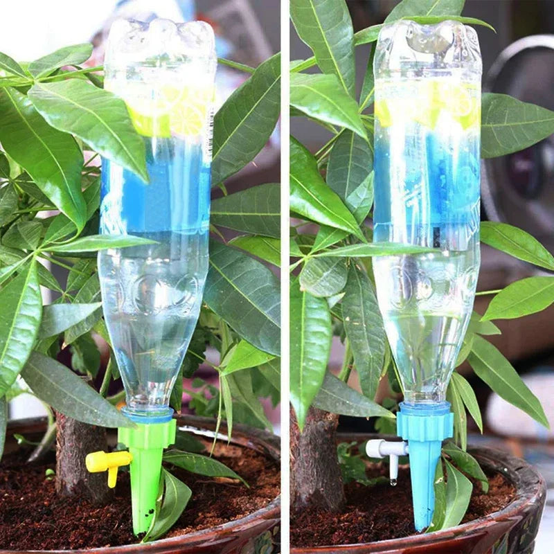 Kits de riego automático Kits de sistemas de riego por goteo automático Dispositivo de pico para regar plantas Gotero de agua de control ajustable para invernadero