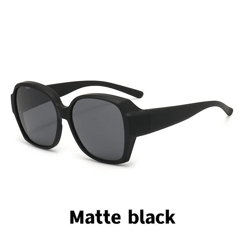 Travel Night Vision Driving UV400 Goggles Men Women Polarized Sunglasses Wear Over Myopia Prescription Glasses Vintage Outdoor