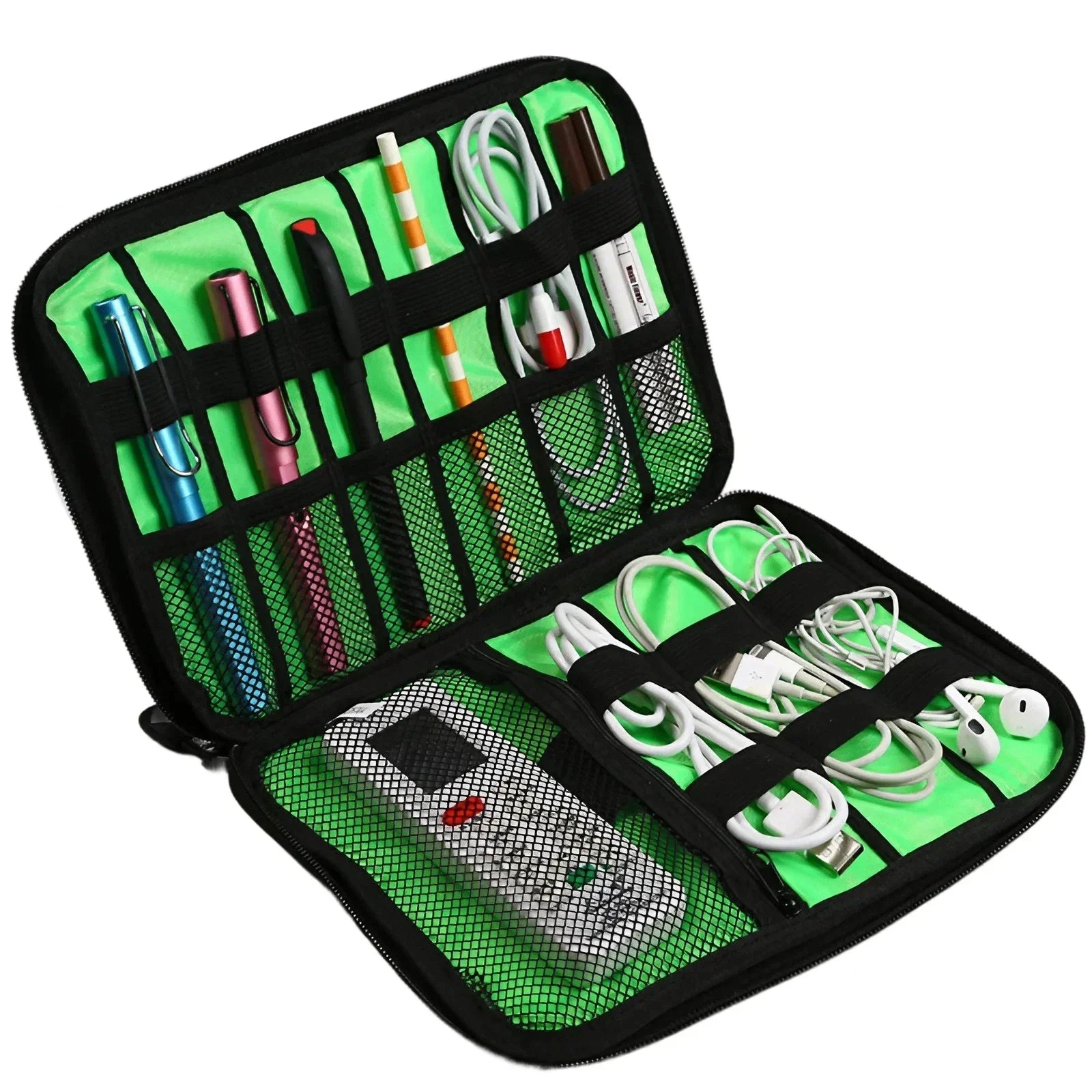 USB Charger Storage Bag Gadget Cable Organizer Storage Bag Waterproof Data Line Travel Suitcase Portable Electronic Organizer