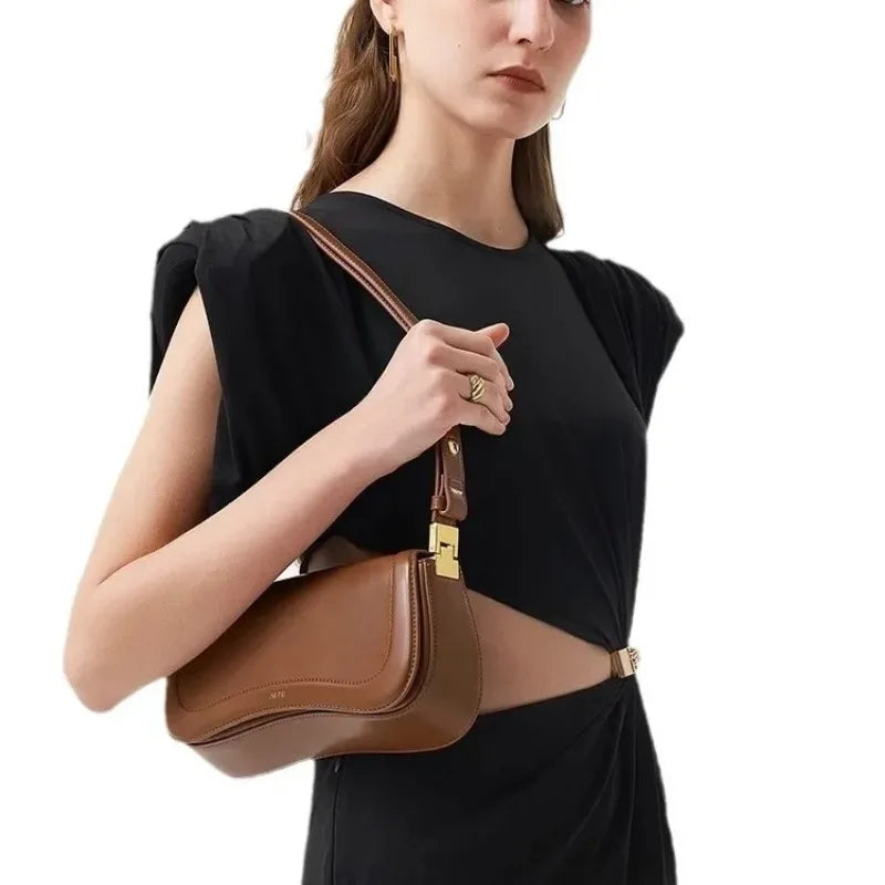 JW PEI Damenmode Verstellbare Crossbody Schultertasche Retro Unterarm Satteltasche Designer Tasche Umhängetaschen für Frauen