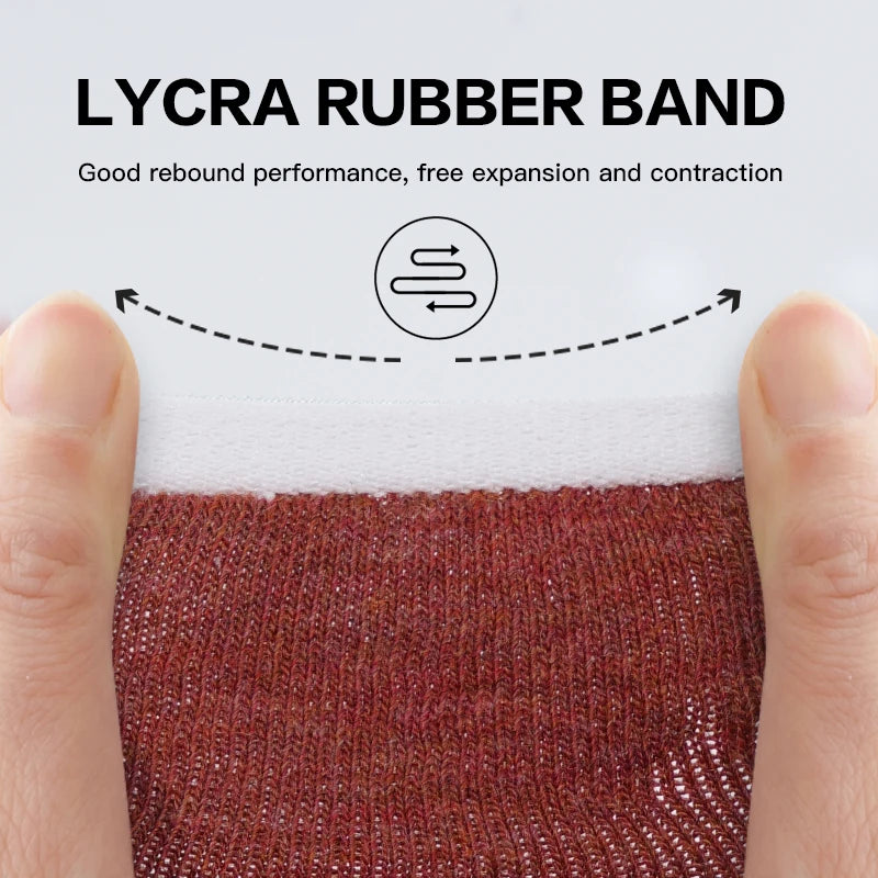 10 Pieces = 5 Pairs Women Invisible Boat Socks Spring Summer Solid Color Fashion Wild Shallow Mouth Felmen Slipper Cotton Sock