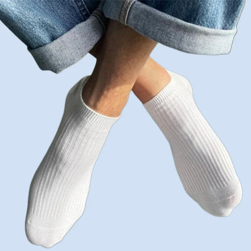 5/10 Pairs High Quality 100% Cotton Men Women Ankle Short Socks Fashion Invisible Sport Sweat-absorbing Girls Low Cut Boat Socks