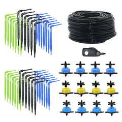 Gewächshaus Topf Gebogene Pfeil Dropper Micro Drip System 2L4L8L Druck Ausgleich Tropfer 3/5mm 2/4-weg Bewässerung Kit