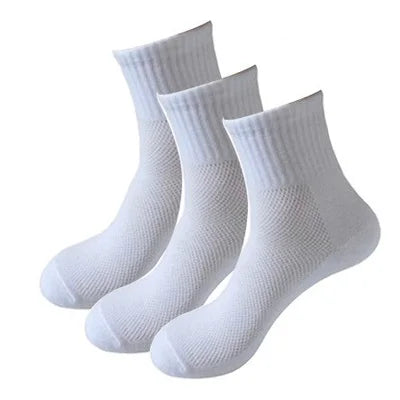 10Pcs/5Pair Unisex Socks Women Men Black White Gray Ankle Socks Female Male Solid Color Socks High Quality Cotton Short Socks