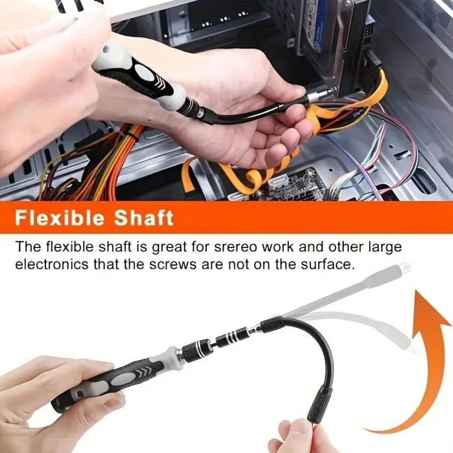 115-In-1 Enhanced Screwdriver Set, Highly Powerful And Durable, Complete Tool Kit, Multi-Functional Disassembly Dedicated, Equip
