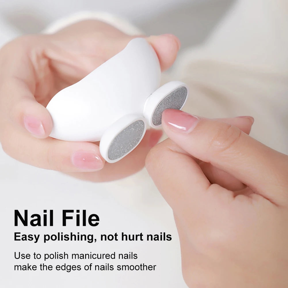 Electric Nail Clipper Safety Automatic Fingernail Clipper Portable Nail Trimmer for Kids Adults Elderly