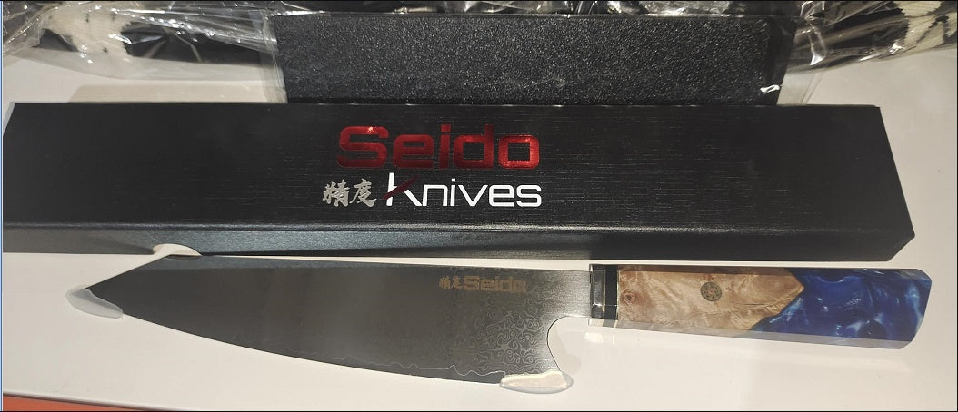 Kochmesser für die japanische Küche in Damaskus