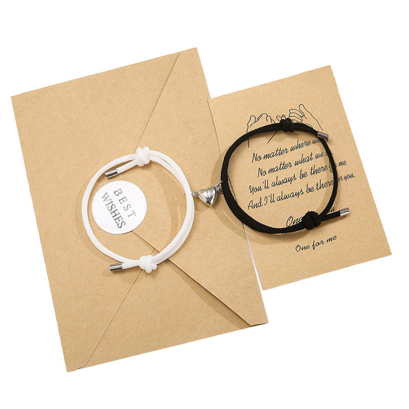 Schlichtes Magnetarmband „Love“ aus Nylon